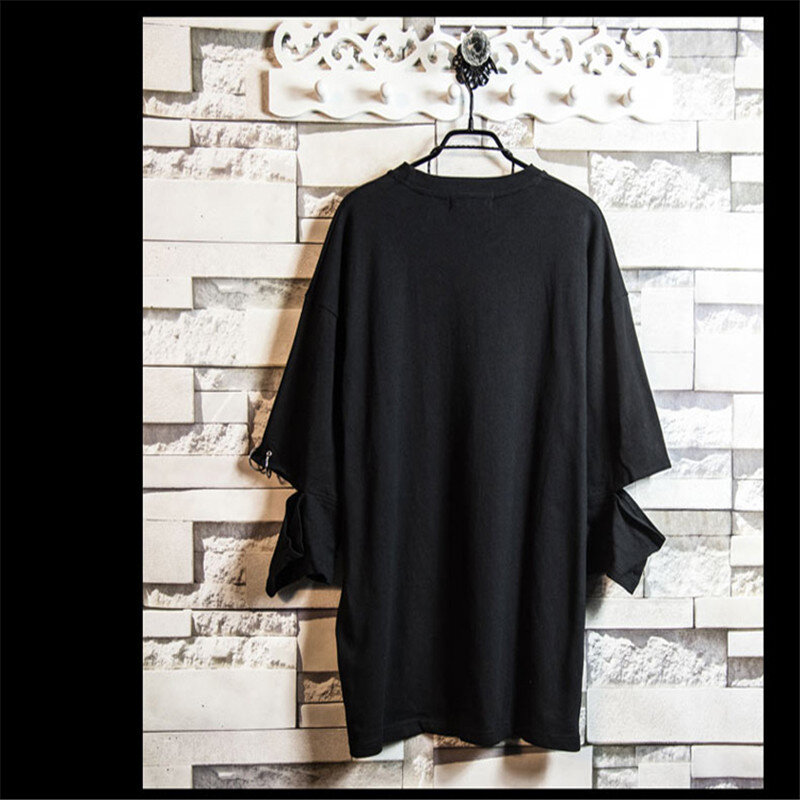 B1779-Summer 신사복 티셔츠 솔리드 컬러 슬림 트렌드 캐주얼 반소매 패션