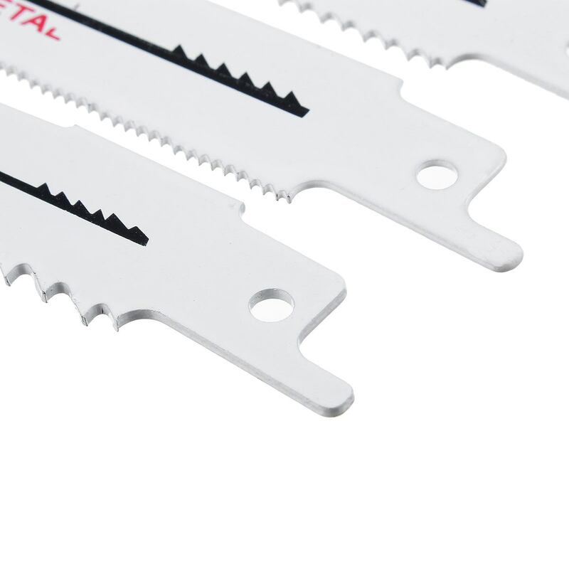 10Pcs Bimetal Reciprocating Saw Blades For Wood Metal Cutting Kayu Alat Listrik Aksesoris untuk Makita 18V