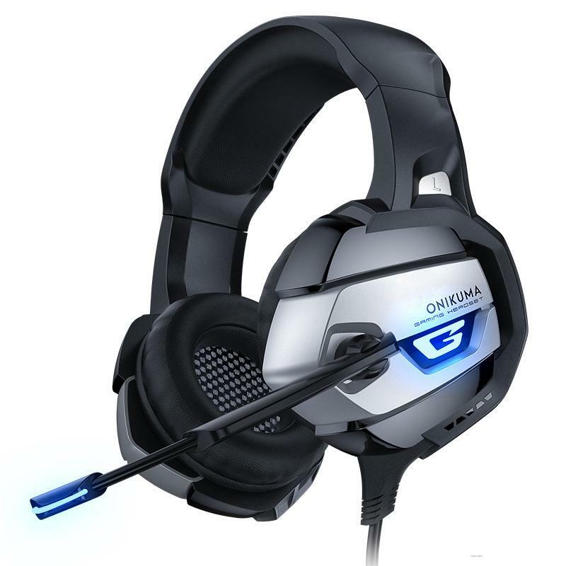 ONIKUMA-auriculares K5 para videojuegos, cascos con cable para ordenador, e-sports montados en la cabeza
