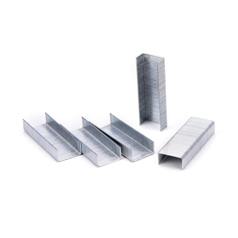 10Mm Kreatif Stainless Steel Perak Staples Kantor Binding Supplies 1Pack