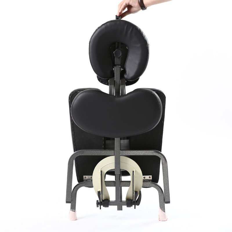 現代のポータブル革パッドマッサージチェア送料キャリーバッグサロン家具調節可能なタトゥーマッサージ歯科スパ椅子販売