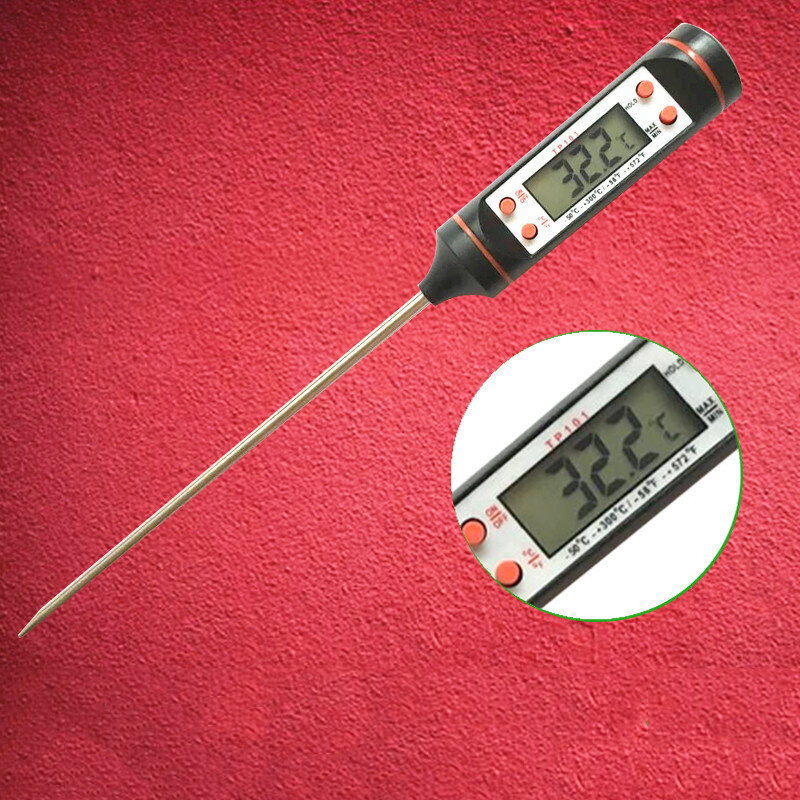 New Meat Digital Thermometer Kitchen Digital Cooking Food Probe Electronic BBQ Milk Water Cooking Tools Temperature Meter Gauge