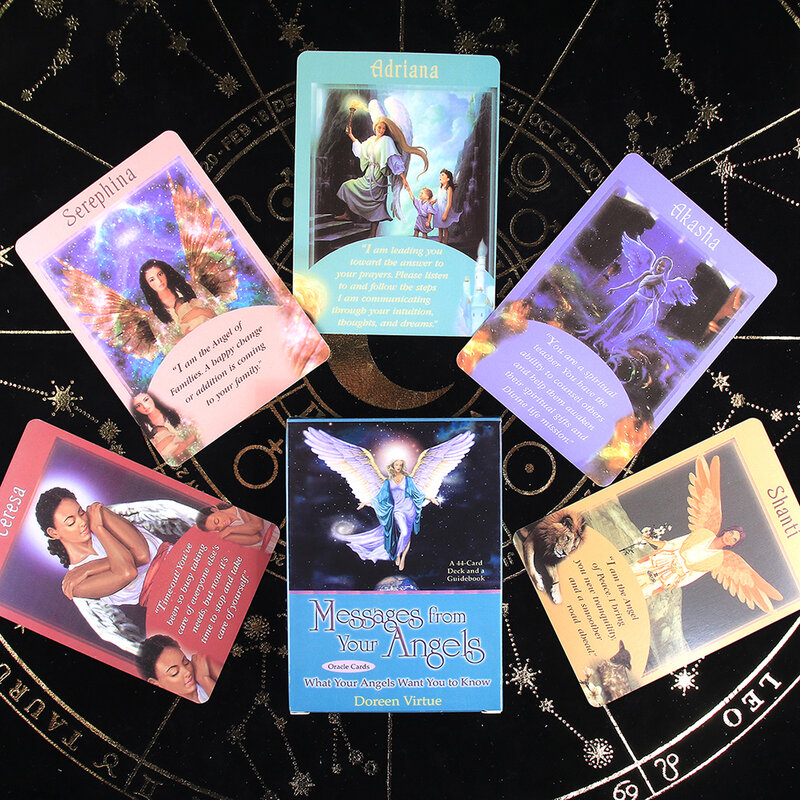 Maan Oracles Card Deck Wijsheid Berichten Angel Godin Werk Houden Geest Dier Voorouders De Licht Mystieke Oracle Tarot