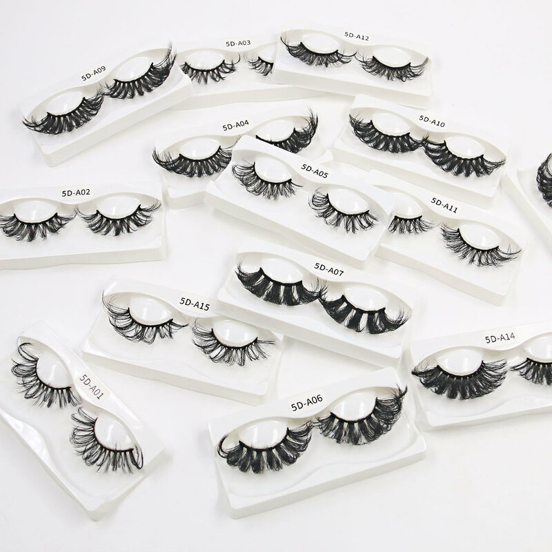3D Mink Lashes Cruelty Free Handmade 25mm Mink Lashes Wholesale Reusable Dramatic Fluffy 3D Eyelashes