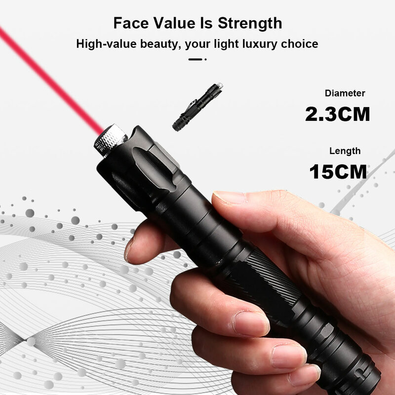 High Power Laser Pointer 303 Military Strong Laser Pen Burner Puissant Green Lazer Blue Light Sight Powerful Laser for Cat Torch