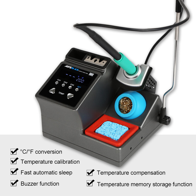 AIFEN-A9 Lead-Free Soldering Station Compatible 115/210/245 Handle Chip Temperature Control For BGA PCB Repair Welding