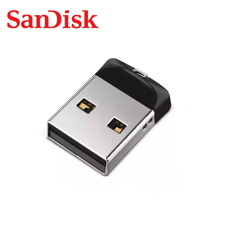 SanDisk SDCZ33 100% Original USB 2.0 Pendrive 64GB 32GB 16GB 8GB Mini USB แฟลชไดรฟ์ปากกาไดรฟ์ Stick U Disk USB สำหรับ PC