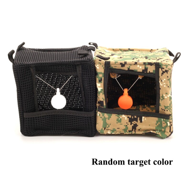 Foldable Slingshot Target Box Cloth Recycle Shooting Archery Hunting Catapult Case Holder For Practice Hunting Skill