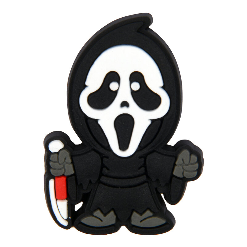 Enge Skelet Clown Tuin Pvc Schoenen Accessoires Decoraties Fit Kids Croc Charms Jibz Beste Halloween X-Mas Gift