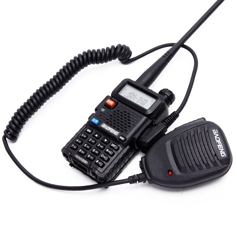BaoFeng-walkie-talkie Original, altavoz con micrófono para Baofeng UV-5R, accesorios de Radio y comunicación, 50km, 100%