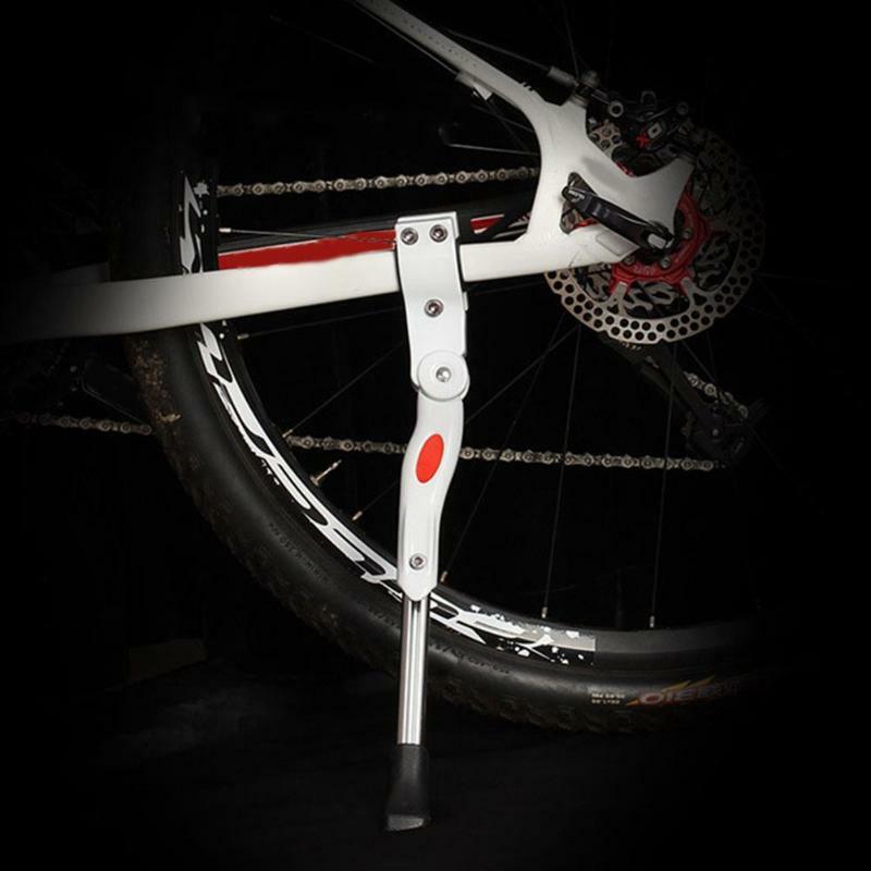 Suporte lateral para bicicleta 34.5-40cm, suporte ajustável para estacionamento de bicicleta, mtb, peças de ciclismo