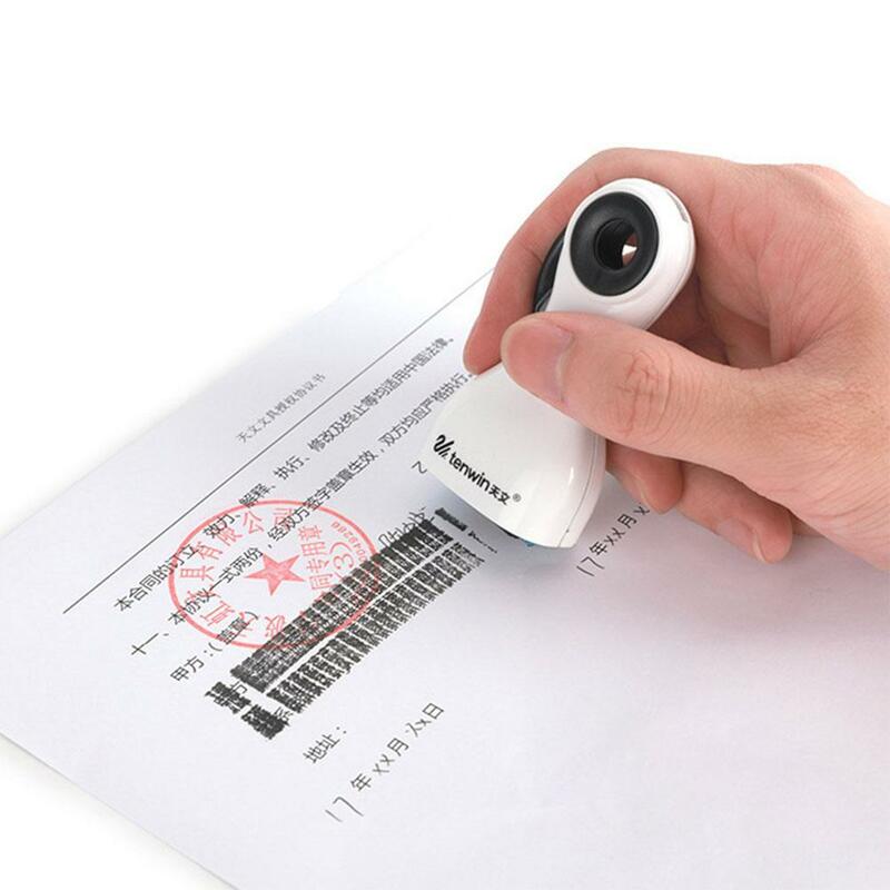 2in1 Identity Privacy Protection Roller Stamp With Identity Coverage Security Theft Privacy Seal Information Protection Cut C1P8