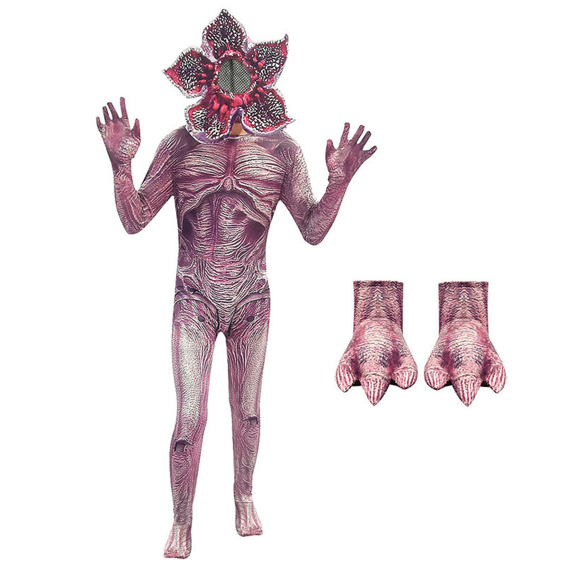 เด็กคนแปลกหน้า Carnival Party ชุดคอสเพลย์ผู้หญิงเครื่องแต่งกายวันฮาโลวีนเด็ก Mask Man-Eater ดอกไม้น่ากลัว ...