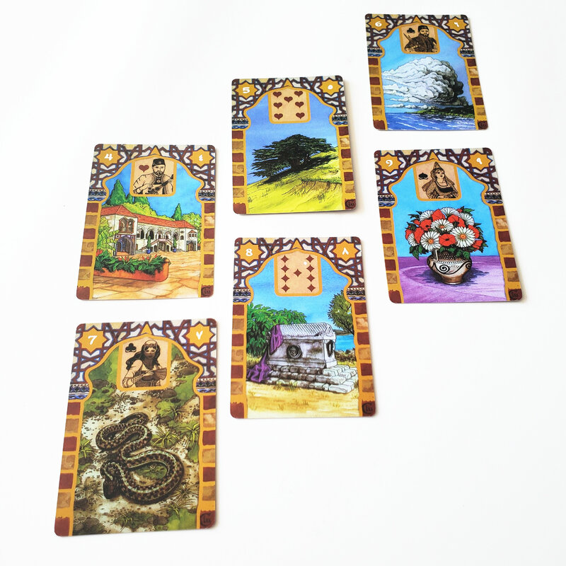 Новинка Rana George Lenormand спросите и узнайте Мифическую судьбу гадания для удачных игр famliy tarot cards