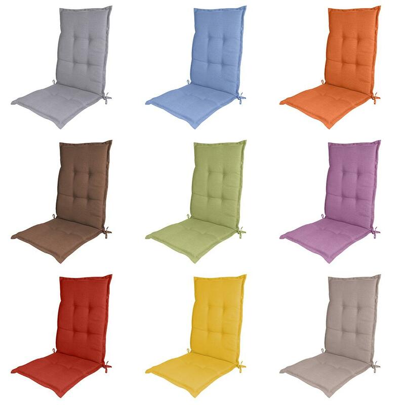 Cojín de silla reclinable plegable, mecedora larga de doble cara, asiento de sofá grueso para el hogar, jardín, tumbona