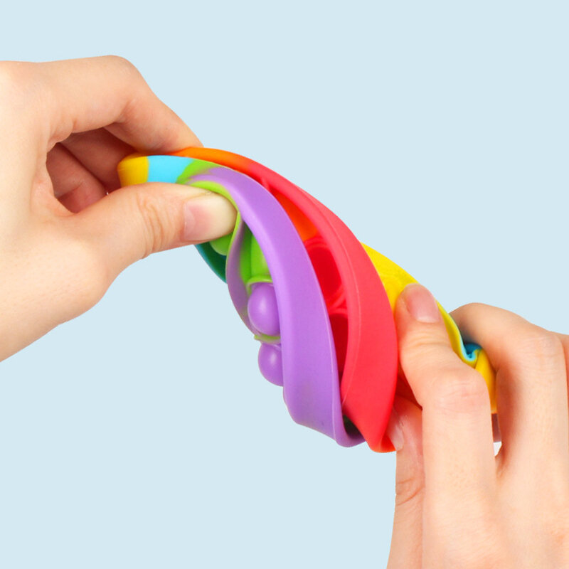Juguete sensorial de burbuja de empuje para adultos y niños, juguete antiestrés para aliviar el estrés y el autismo, antiestrés, regalos de descompresión