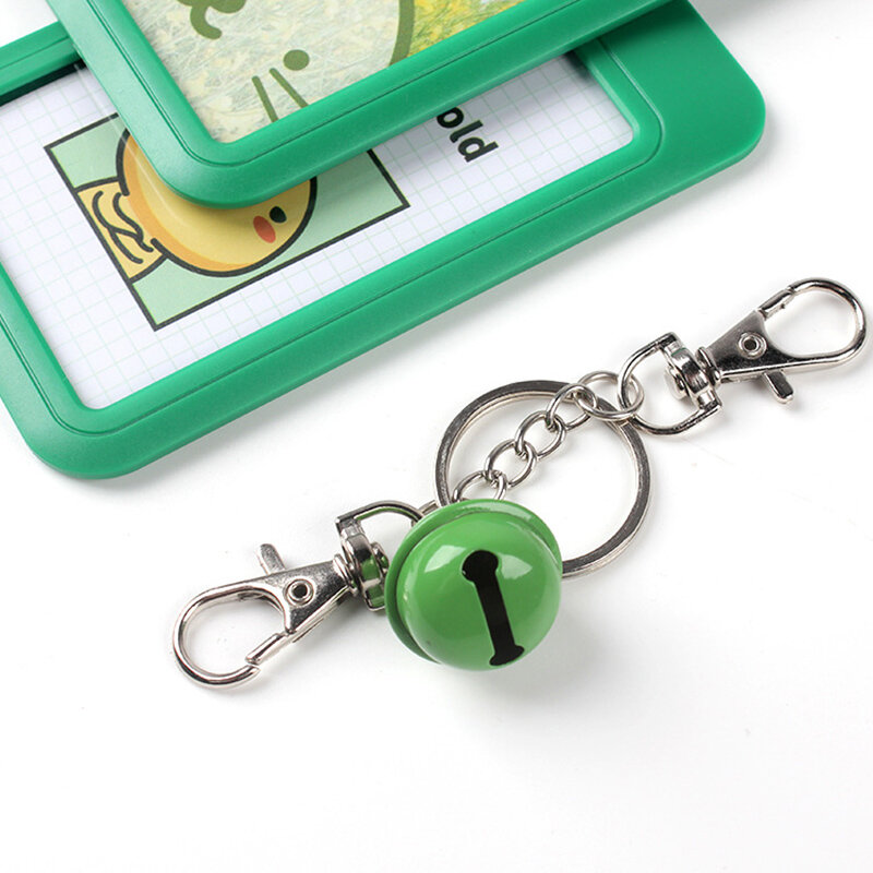 Bank Credit Card Case Bus ID Case 1 PC Female Men Fashion Card Case Keychain Cute Cartoon Card Case Keychain