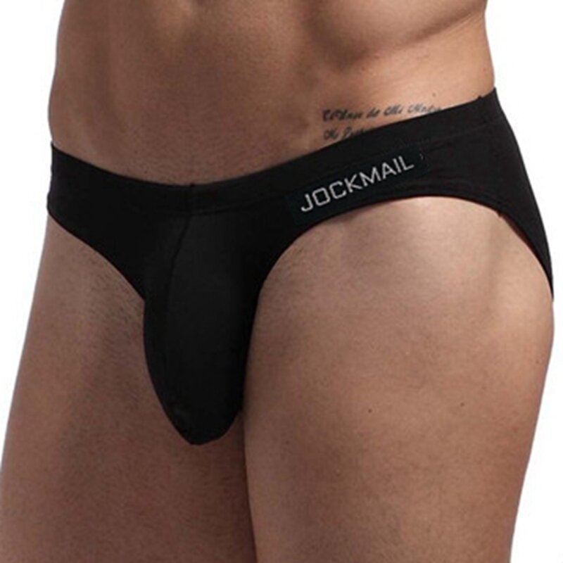 Sexy Men Underwear Sissy Gay Big Bulge Pouch Bikin Briefs Penis Pouch Cotton Comfortable Breathable U Convex Underpants Panties