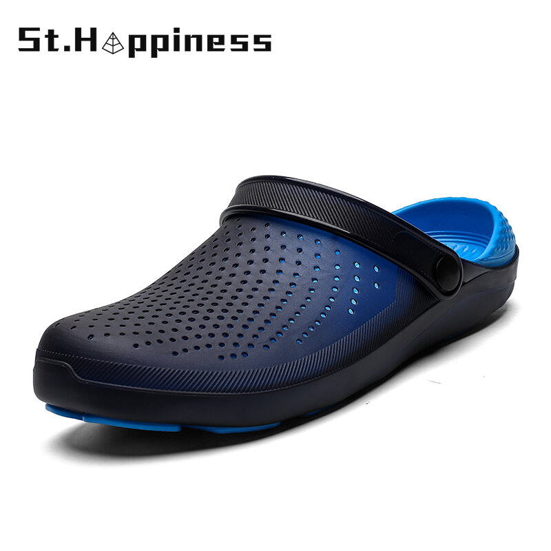 2021 estate nuovi uomini sandali zoccoli pantofole sandali da spiaggia con fondo morbido sandali con zoccolo alla moda sandali classici traspiranti alla caviglia