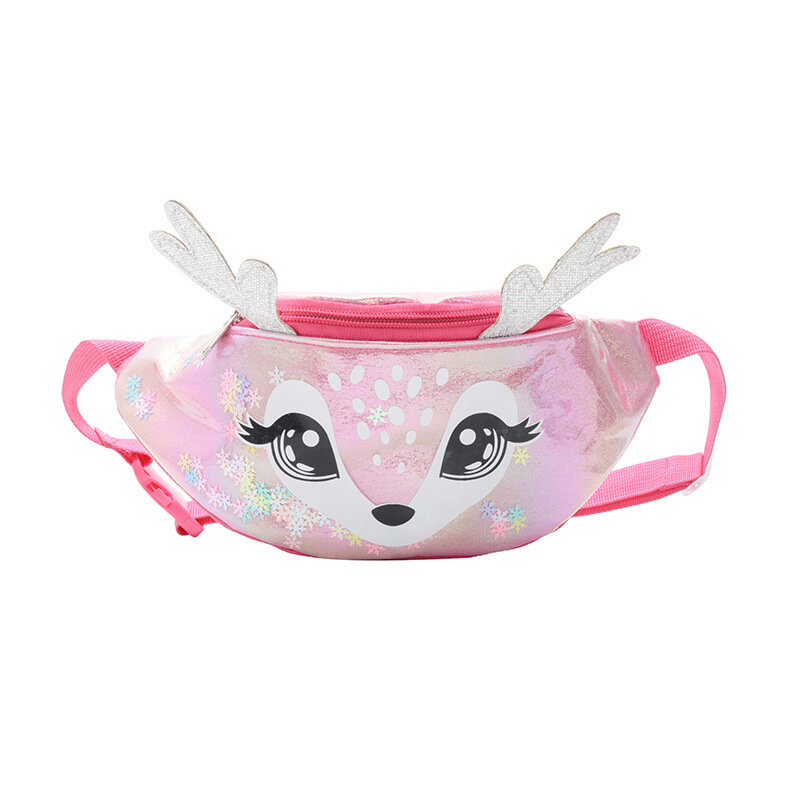 Sac de ceinture en PVC étanche pour filles, motif licorne, paillettes, style sirène, sac de Sport, dessin animé, pour la poitrine