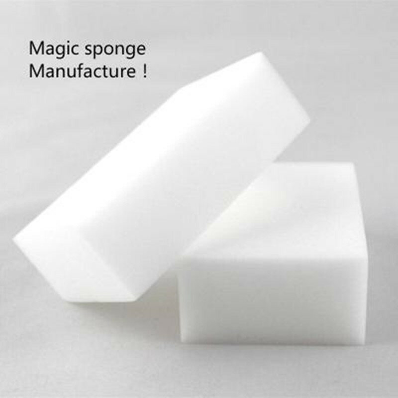 10pcs/10*7*3cm magic clean melamine sponge eraser, bathroom & kitchen assessoires dish washing melamine sponge nano eraser