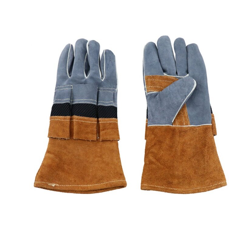 Длинные перчатки для защиты от ожогов, перчатки для защиты от ожогов, устойчивые к высоким температурам, защитные перчатки для безопасности...