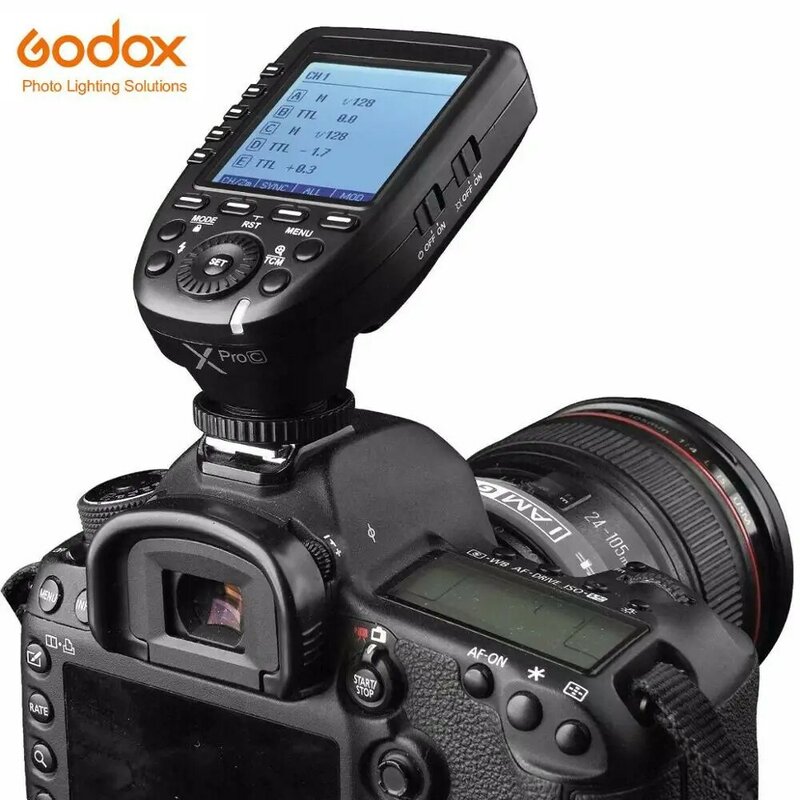 Godox Xpro xpro-c/N/O/S/F/P 2.4G TTL Flash transmetteur sans fil déclencheur X système HSS 1/8000s pour Canon Nikon Sony Olympus Fuji