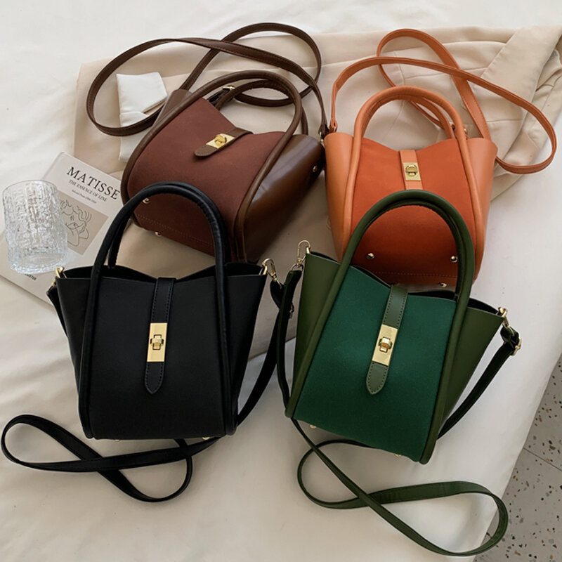 Винтажные кожаные сумки для женщин, дизайнерская дамская сумочка на плечо с ручками сверху, зеленые Клатчи через плечо