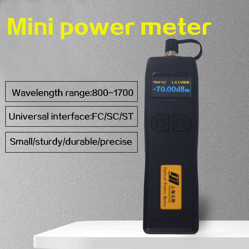 Mini medidor de energia óptica portátil tamanhos de-70 ~ + 6dbm