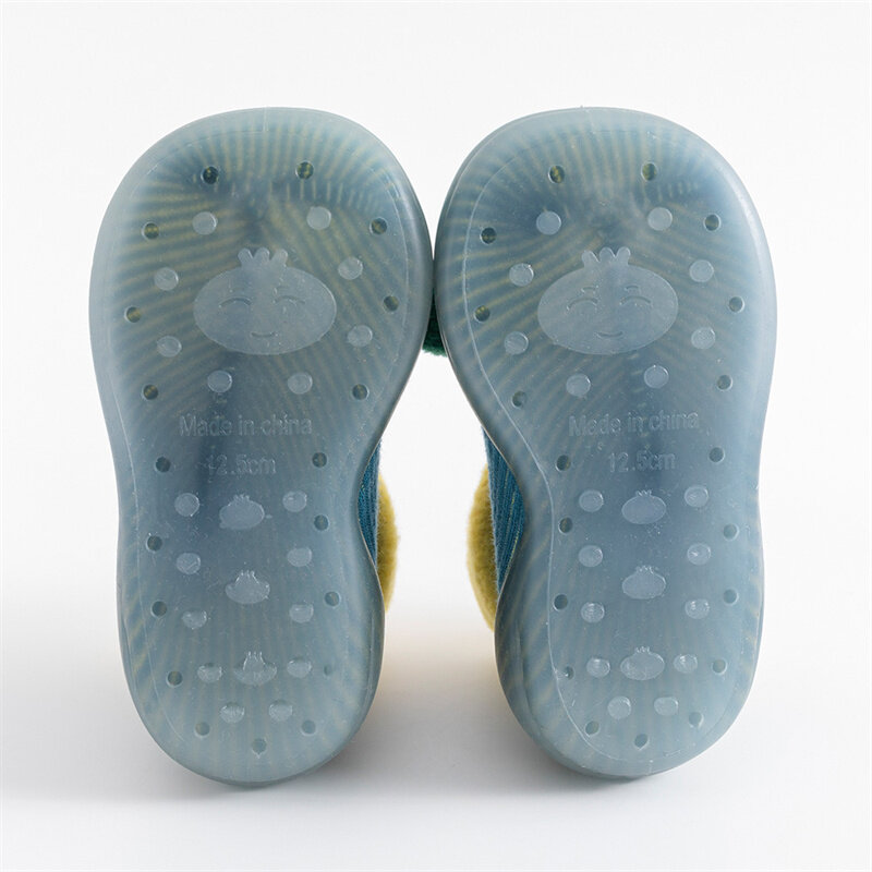 Zapatos antideslizantes para bebé, primeros zapatos para caminar, primeros pasos, suela de goma suave, botines de punto Unisex