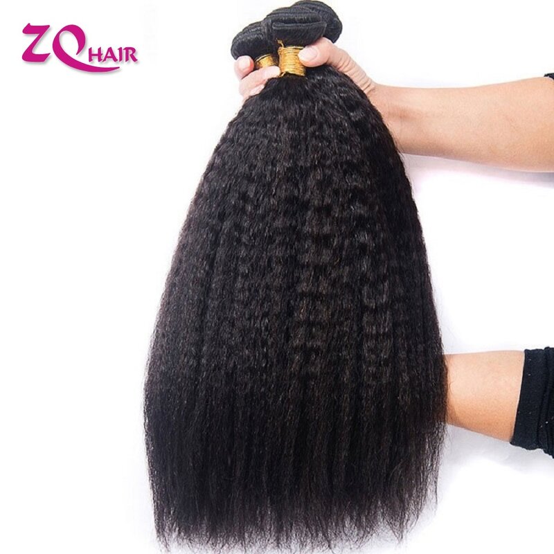 Verworrene Gerade Menschliche Haarwebart Bundles Yaki 134 Bundles Angebote Für Schwarze Frauen Natürliche Farbe Remy Peruanisches Menschliches Haar Extensions