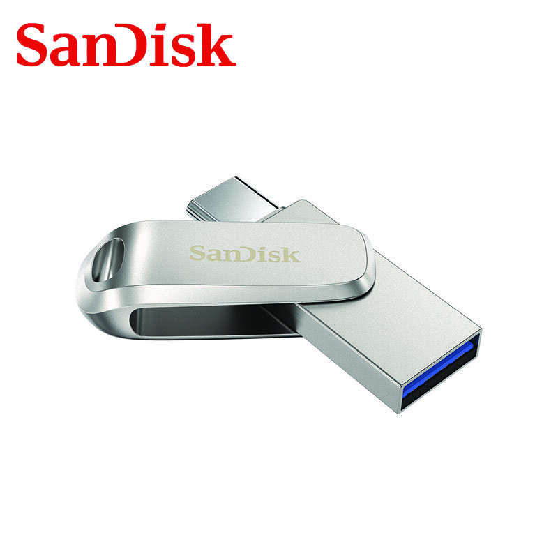 SanDisk оригинальный двойной USB флеш-накопитель OTG Type-C, 512 ГБ 256 ГБ 128 Гб 64 Гб до 150 МБ/с./с, 32 ГБ, флеш-накопитель USB 3,1
