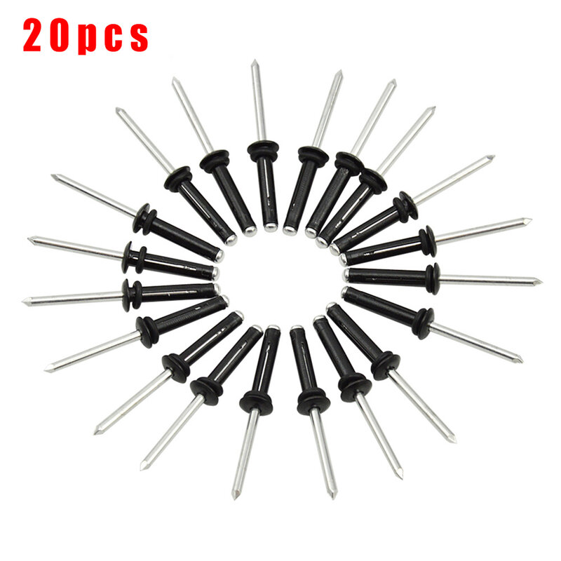 20pcs Canoe Kayak Aluminum Rubber Rivets Kayak Modified Fasteners Accessories High Quality Practical And Durable