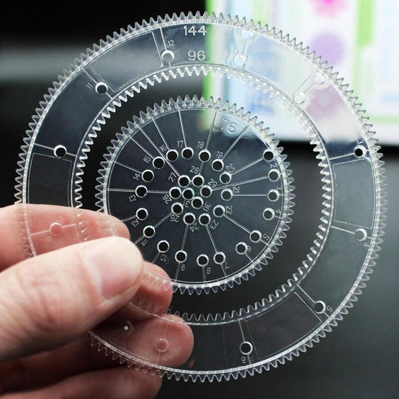 ของเล่นชุด Interlocking Gears ล้อวาดภาพวาดอุปกรณ์เสริมความคิดสร้างสรรค์ของเล่นเพื่อการศึกษา Spirographs