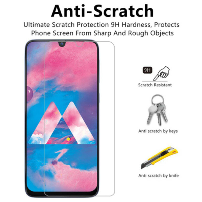2pcs 9H Tempered Glass For Samsung A40s Galaxy a 40s Safety Screen Protector on samsung A 40 S A40 s Phone Protective Glass