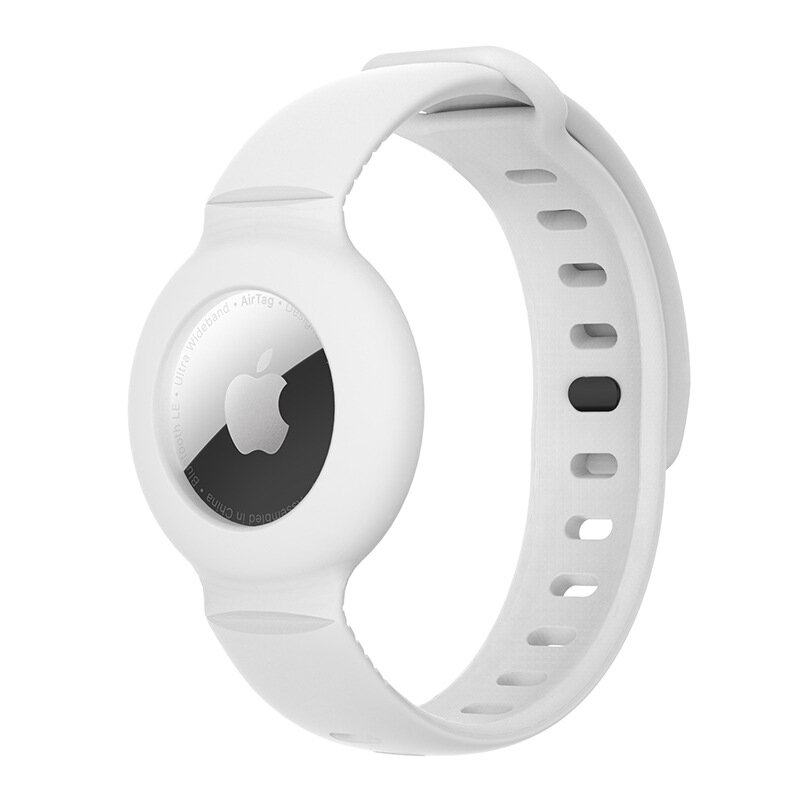 AirTag Anti-Lost 실리콘 케이스 보호 커버 디자인을위한 팔찌 Apple Airtag tracking locator Wristband