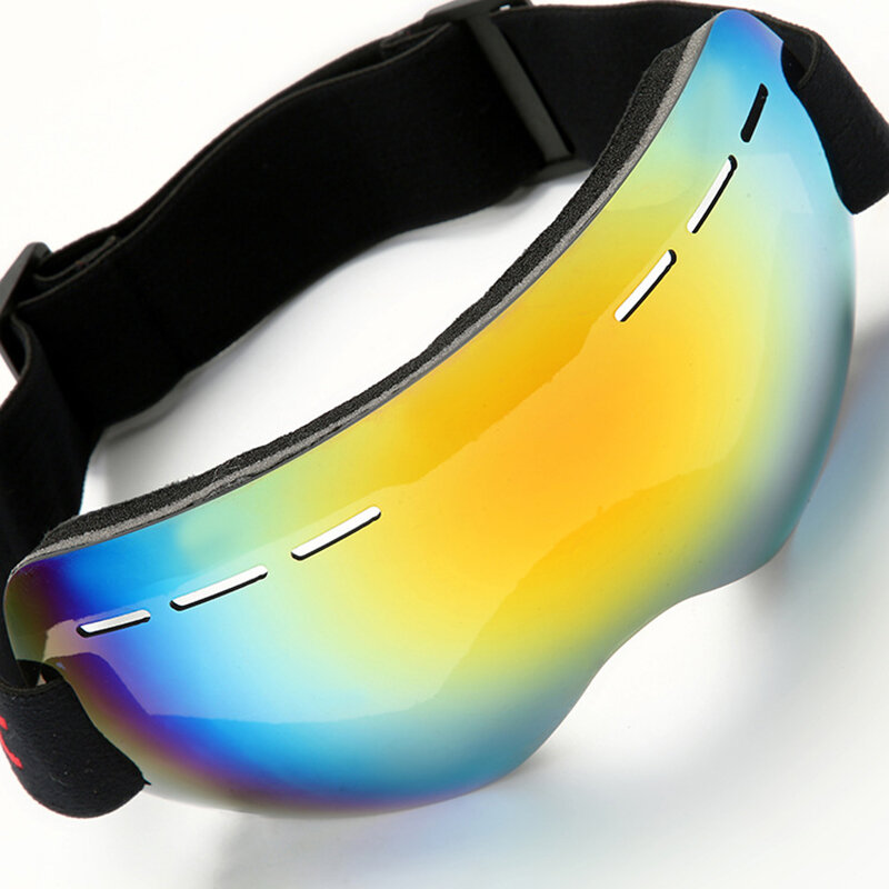 แว่นตาสกีWindproof UV400สกีAnti-Fogแว่นตาสกีหิมะผู้ชายผู้หญิงแว่นตาสโนว์บอร์ด