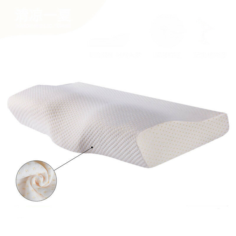 Espuma de memória cama em forma de borboleta travesseiro lento rebote ombros relaxar para pescoço proteção de saúde travesseiro profundo-dormir travesseiro