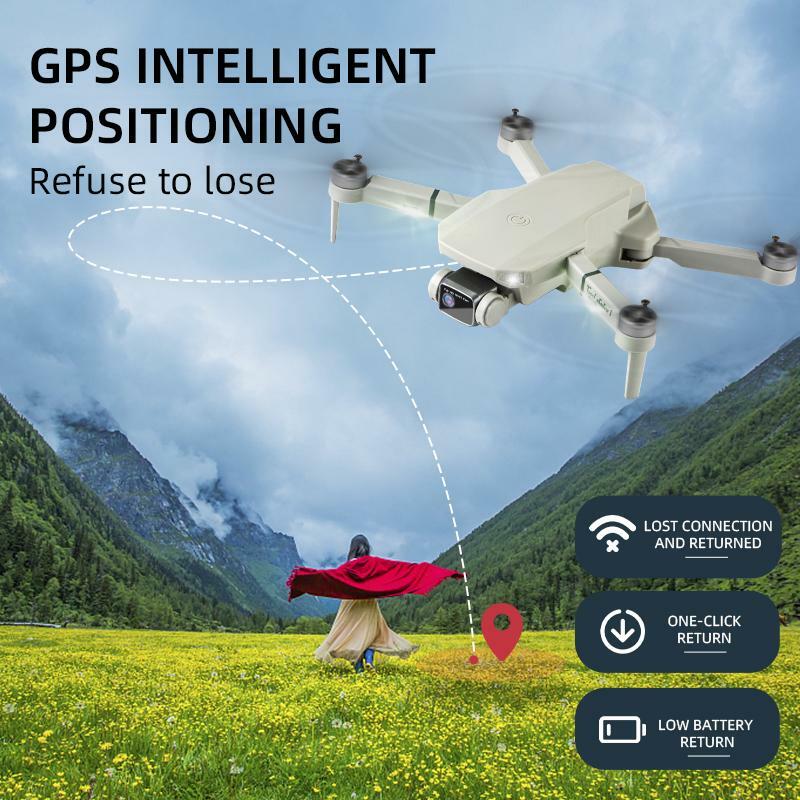 2021 신제품 RC 드론 Q8 브러시리스 모터 GPS 지능형 가정으로 복귀 광학 흐름 포지셔닝 4k 공중 드론 RC 쿼드콥터 드론, Q8 브러시리스 모터
