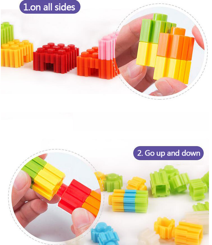 Blocs de la série de petites particules bricolage 100 pièces, jouets créatifs, briques en vrac éducatives, créateurs compatibles