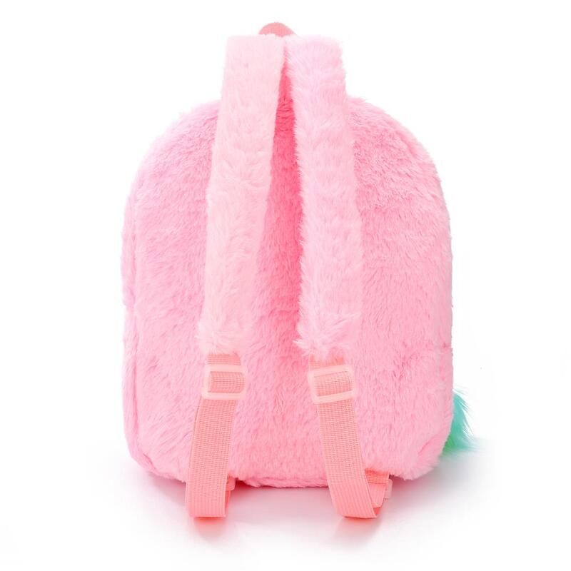 Mochila de juguetes de felpa para niña, bolso de dibujos animados para bebé, unicornio, escuela para niños de 2 a 6 años, 2020