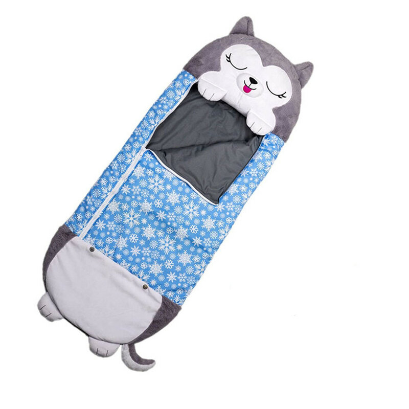 HOT 1PC śpiwór dla dzieci urodziny prezenty gruby narzuta śpiwór ciepłe miękkie leniwy kreskówki koc dla dzieci tekstylia domowe
