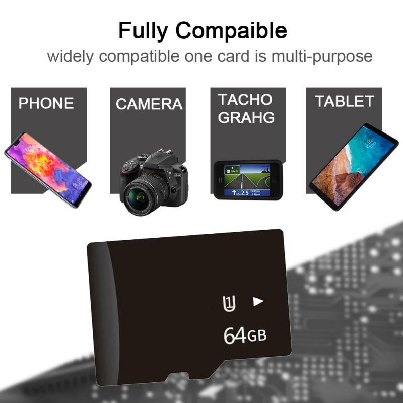 Tarjeta Micro Sd de alta velocidad para teléfono inteligente, tarjeta de memoria Flash Clase 10 de 8GB, 16GB, 32GB, 64GB, 32gb, adaptador gratuito para cámara