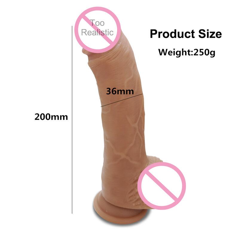 Nowy kolor skóry uczucie realistyczny penis Super ogromne duże Dildo z przyssawką Sex zabawki dla kobiet produkty erotyczne kobieta masturbacja Cock