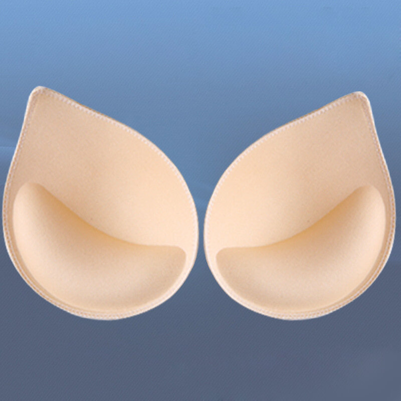 6Pcs/3 Paar Spong Beha Pads Push Up Breast Enhancer Removeable Bra Padding Inserts Cups Voor Vrouwen Badpak bikini Beha Accessoires