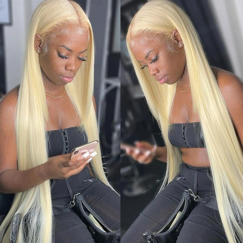 26 28 30 32 Inch 613 Blonde Straight Brazilian Weave Honey Color 3 4 Bundles 100% Virgin Human Hair Double Drawn Weft Extensions