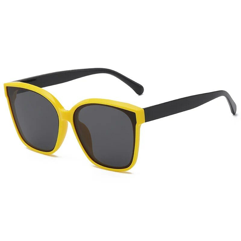 Oversized cat eye óculos de sol para as mulheres moda verão tons sol de vidro feminino condução viajar óculos de proteção solar