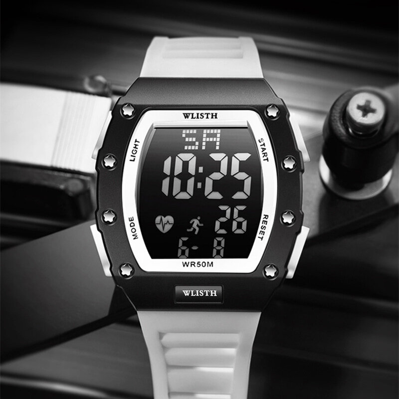 Relogio Masculino Men's Watches Top Luxury Brand Digital Sport Watch For Men Waterproof Military Wristwatch Man Red reloj hombre