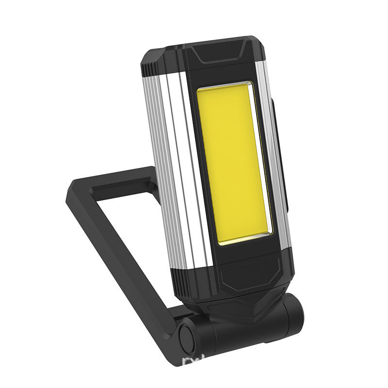 Luz de trabajo COB portátil superbrillante, linterna LED recargable por USB magnética para acampar, luz ajustable impermeable