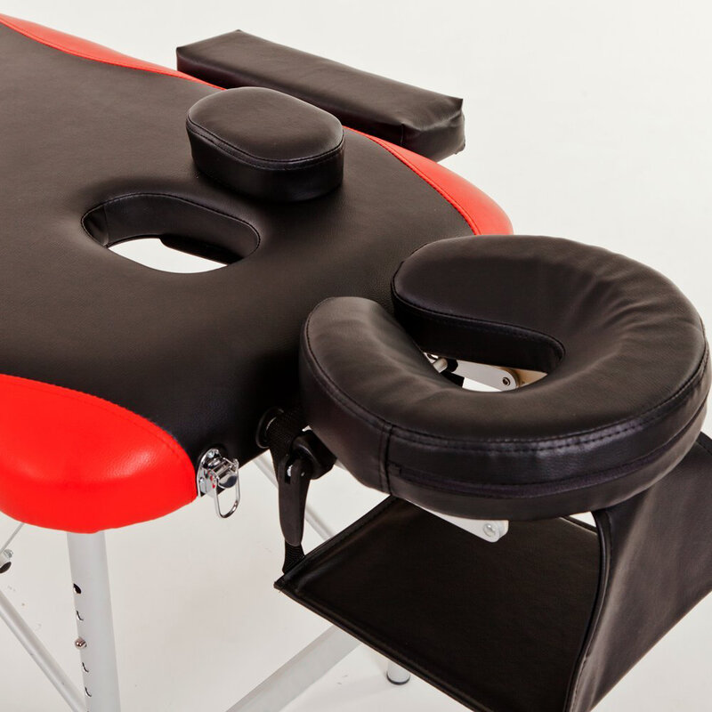 Składany stół do masażu lekki fotel łóżko profesjonalny Salon kosmetyczny Salon Spa 3 sekcja z 5cm piankowym podparcie ramion